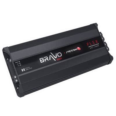 Stetsom BRAVO BASS Flex 8K Automatic Impedance System 0.5 to 1-Ohm Mono Class D Car Audio Amplifier image 1