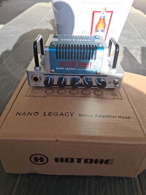 Hotone Nano Legacy Captain Sunset 5-Watt Guitar Head 2010s - Blue image 1