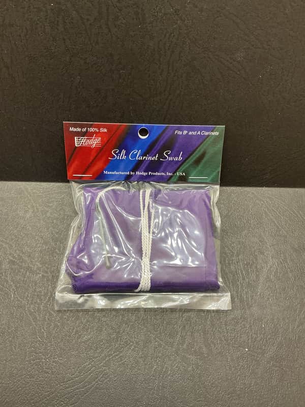 Hodge Silk Swab For Bb/A Clarinet Purple image 1
