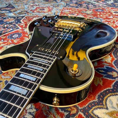 1992 Pre Historic Gibson Les Paul Custom ’54 Reissue Black Alnico Custom Shop Staple pickup image 7