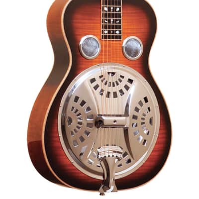Gold Tone PBR-D/L Paul Beard Signature Series Resophonic Deluxe Roundneck Resonator Guitar w/Hard Case For Left Handed Players image 2