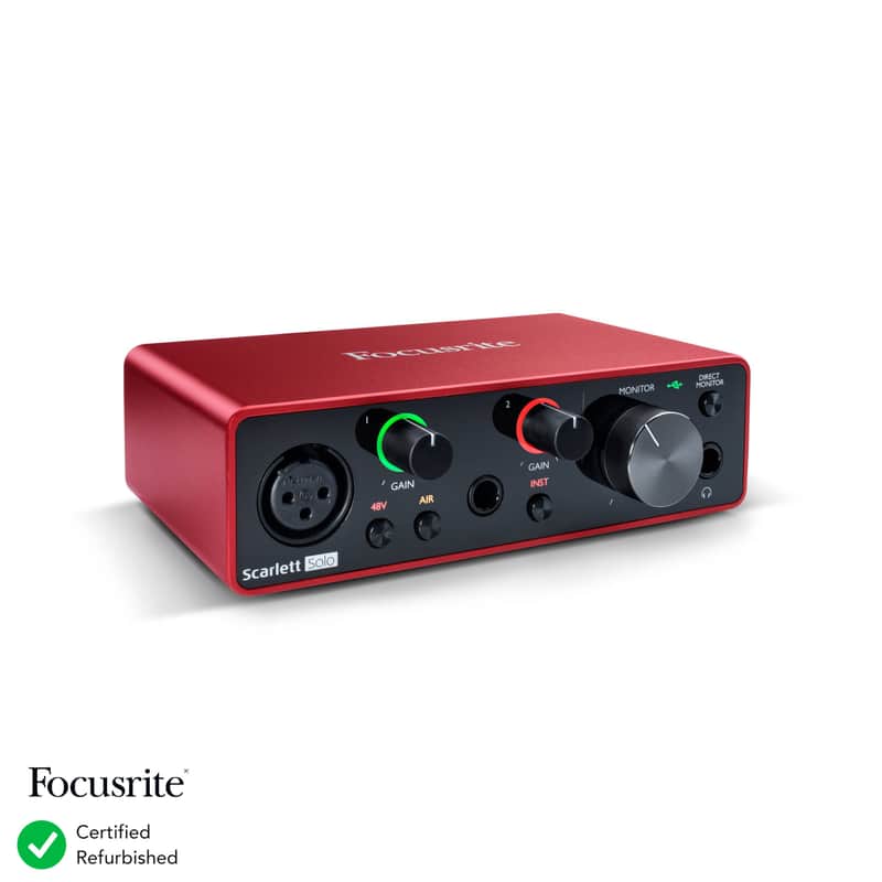 Focusrite Scarlett Solo (3rd Gen) - Refurbished image 1