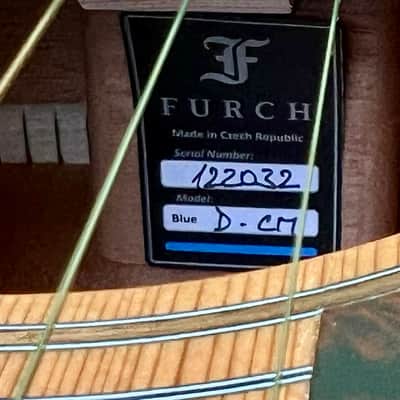 Furch Blue D-CM Dreadnought Acoustic w/Furch Gig Bag image 10