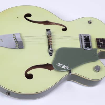 1962 Gretsch 6125 Tenor Guitar Two Tone Smoke Green image 6