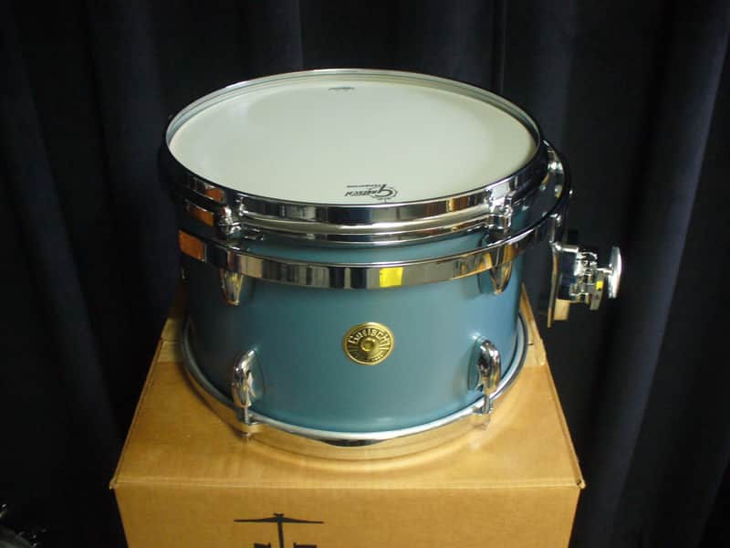 Gretsch USA Custom 8x12 Tom - Satin Ice Blue Metallic image 1