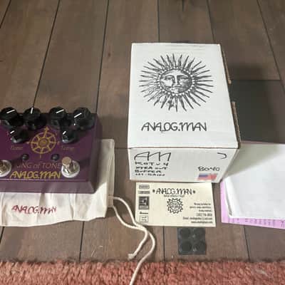 Analogman King of Tone V4 Both Sides High gain/Extra Output/Buffer image 1
