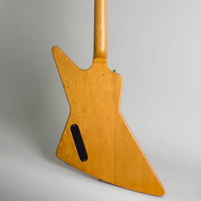 Gibson Explorer Custom Shop Korina Edition Solid Body Electric Guitar (1983), ser. #80483500, original black hard shell case. image 2