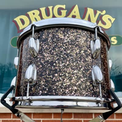 1960s Slingerland 8x12 Tom Drum Single Capri Pearl image 5