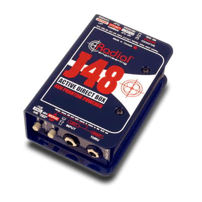 Radial Engineering J48 48V Phantom Powered Active Direct Box image 2
