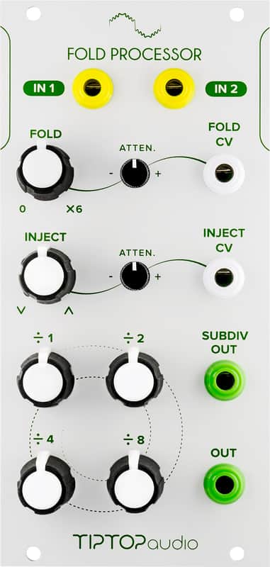 TIPTOP AUDIO FOLD PROCESSOR : BRAND NEW :  [DETROIT MODULAR] image 1