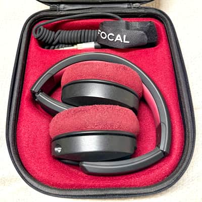 Focal Listen Professional Closed Back Headphones - 32 Ohms 2018 - Present - Black / Red image 1