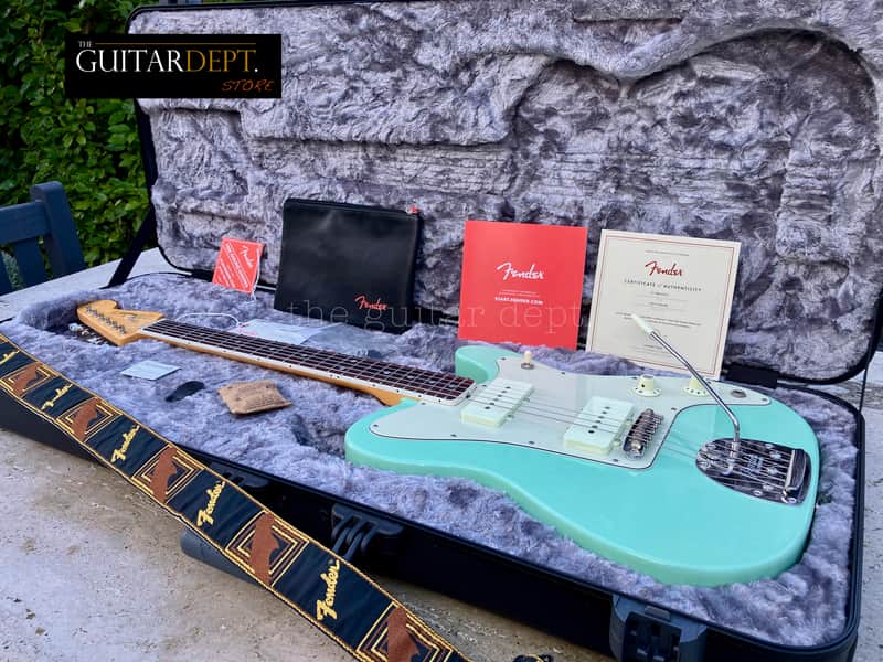 ✭PRISTINE!✭2018 Fender American JAZZ TELE ✭ Parallel Universe ✭ SURF GREEN ✭ Jazzmaster ✭ COA ✭ OHSC image 1