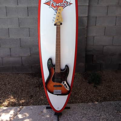 Fender Surfboard Instrument Display Stand 2005 Red/White image 1