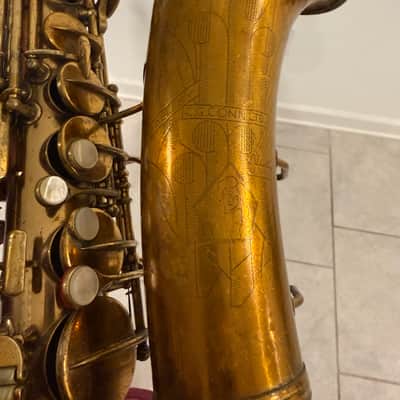 1939 Conn 6M Alto Saxophone “Model VIII” Pre-War Naked Lady – Fresh Pads – Good Playing Condition image 3