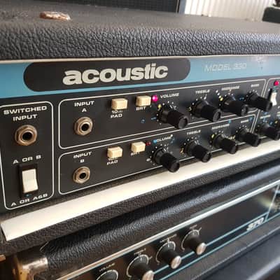 Acoustic 330 1978 holy grail of solid state bass amplification image 3