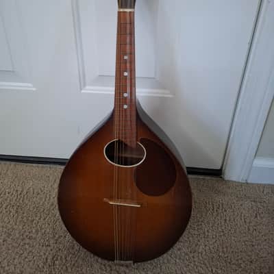 1940s Regal Sunburst Finish Flatback Mandolin image 1
