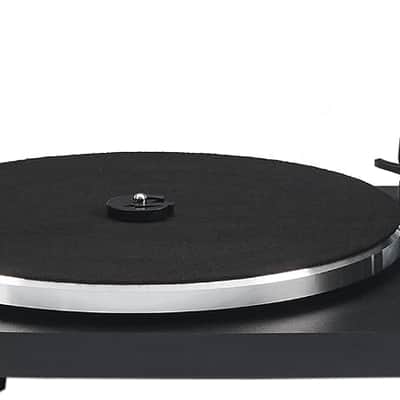 Crosley T150C-BK 2-Speed Bluetooth Turntable Record Player System with Weighted Tone Arm and Stereo Speakers - Black image 4