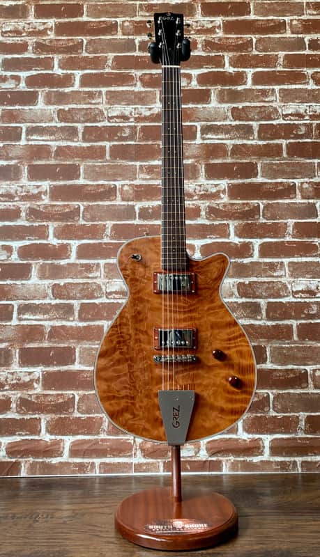 Grez Mendocino Custom, 2020 Quilted OG Redwood Top, Lollar Imperials 5lbs 3oz, NEW, Tortoise Bound Top & Back W/B/W Top of Body Purfling (Authorized Dealer) image 1