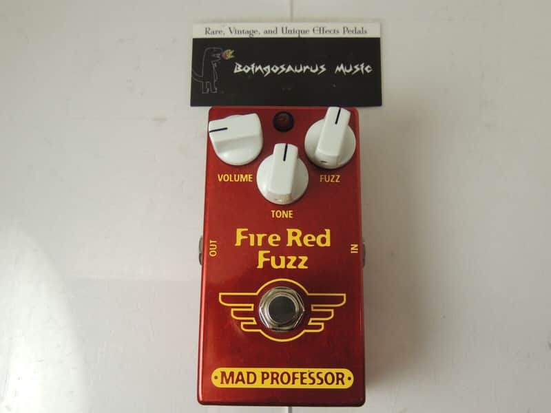 Mad Professor Fire Red Fuzz Effects Pedal Free USA S&H image 1