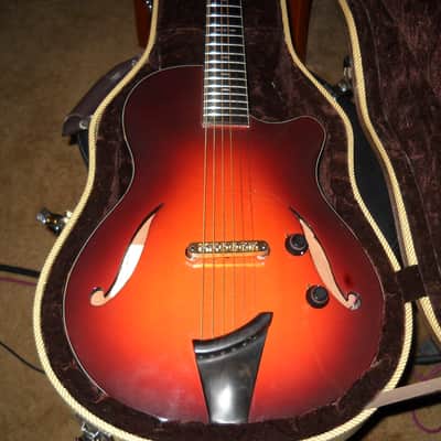 CP Thornton  Professional Acoustic II 2012 Amber Burst (handmade and custom ordered) image 1