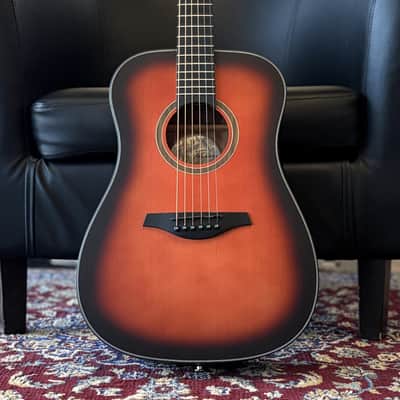 Jay Turser JTA53 3/4 Acoustic Guitar - Blackwood Fingerboard, Satin Red image 1