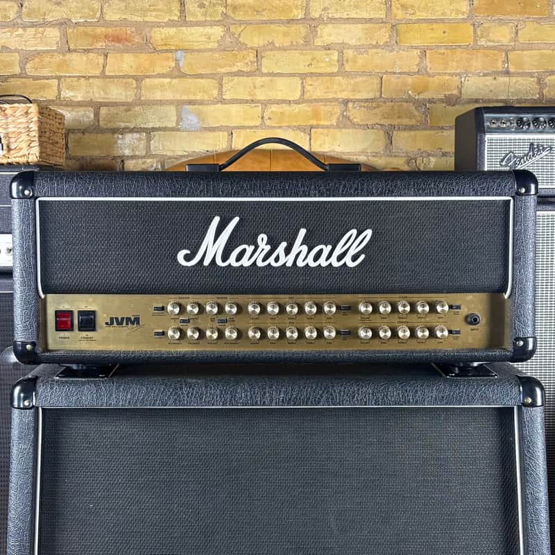 2011 Marshall JVM410H 100 Watt 4 Channel Made In England Tube Guitar Amplifier Head W/ Original 6 Button Footswitch! image 1