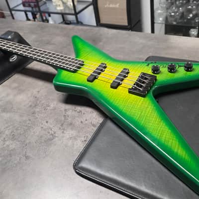 Washburn USA Dime Slime Bass EX GWAR MUSIC VIDEO TOUR STAGE PLAYED Pro Artist Owned Signed D3 Dimebag Darrell Pantera Signature DB2000 American Custom Shop Bass Guitar image 10