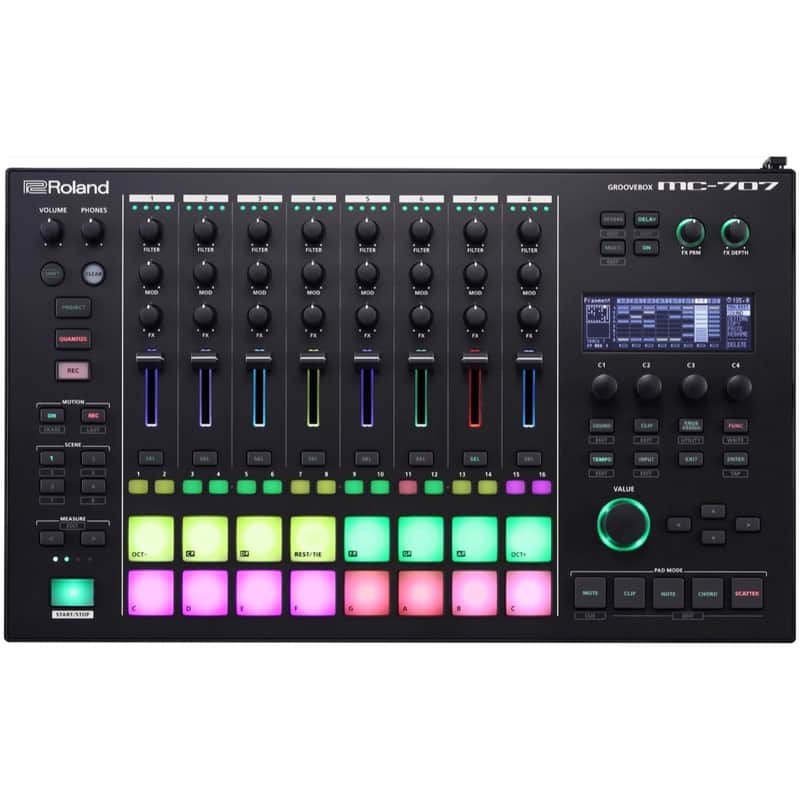 Roland MC-707 Groovebox Music Production Workstation image 1