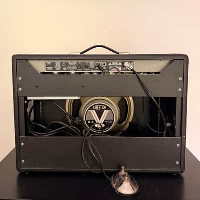 Fender '68 Custom Deluxe Reverb 2-Channel 22-Watt 1x12" Guitar Combo 2013 - Present - Black image 2
