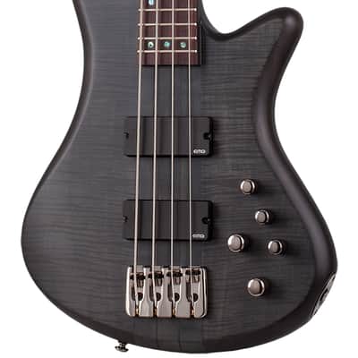 Schecter Stiletto Studio-4 See-Thru Black Satin image 1