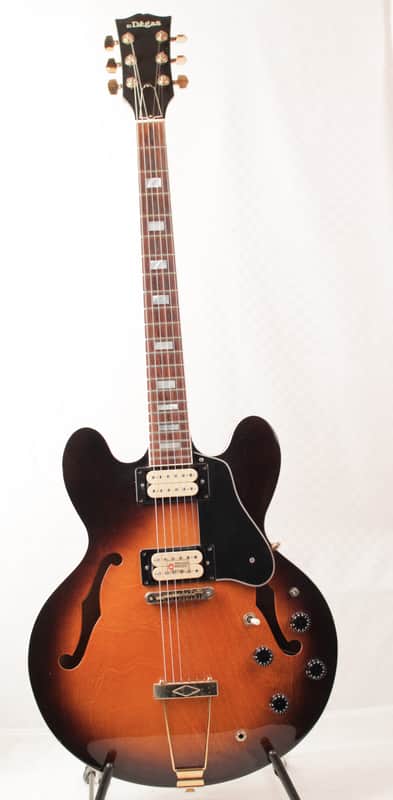 El Degas ES 335 Set Neck Guitar With Case ( all original ) - Stock Dimarzio Pickups - 990 TS Model image 1