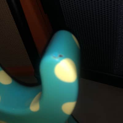 Kramer Vintage Nightswan 1988-89 - Light Blue Polka Dot image 6