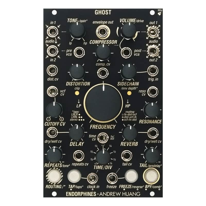 Endorphin.es Ghost Eurorack Audio Processor Module (Black) image 1