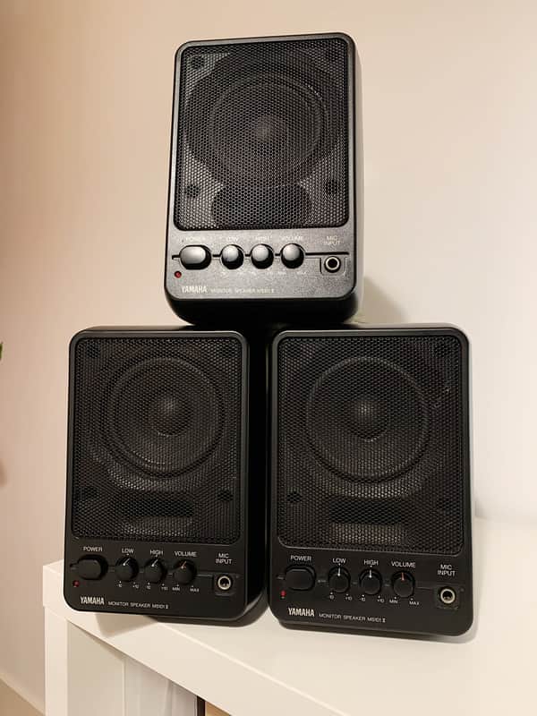 Vintage Yamaha MS 101 MK II Studio Monitor Active Speakers image 1