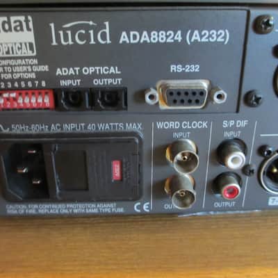 Lucid ADA8824 - 8 channel, 24 bit, AD/DA converter (A/D D/A, ADC/DAC) image 6