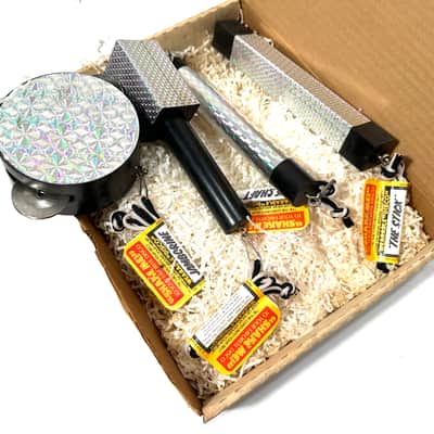 Weirdo Vintage Disco wearable percussion set new unused in original box Wearable Disco 1978 - Plastic image 2