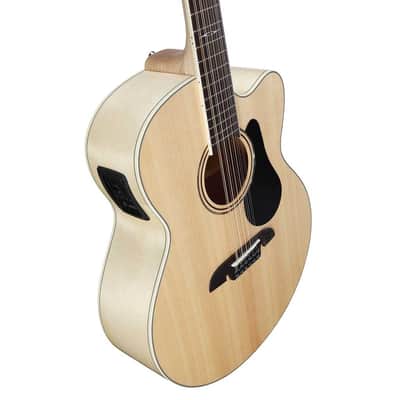 Alvarez AJ80-12CE Artist 12-String Jumbo Acoustic Electric Guitar - Natural Gloss image 6