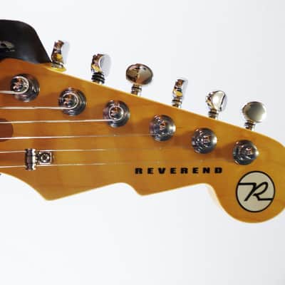 Reverend Reeves Gabrels II Signature Midnight Black Guitar with Maple Fingerboard 2015. Hardshell Case. image 7