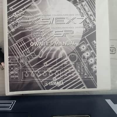 Yamaha EX5 Synthesizer Sampler Workstation 76 Keyboard W/ Aftertouch AWM VL FM floppies & Manual image 2
