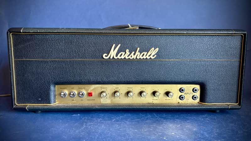 1969 Marshall small-box plexi 50w head image 1
