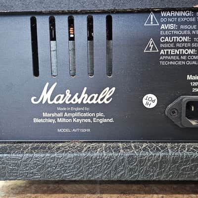 Marshall AVT150HX 150 Watt Guitar Amp Head Advanced Valvestate Technology w/ Footswitch image 9