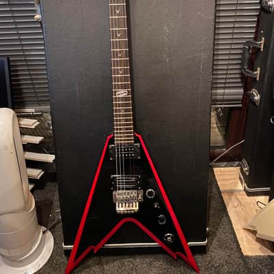 Dean Dime RazorBack V 2007 - Black / Red image 1