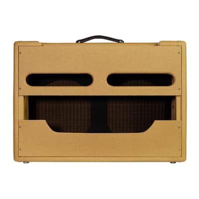 Mojotone Fender Tweed Twin High Power Style 2x12 Guitar Amp Combo Cabinet With Lacquered Tweed Finish image 2