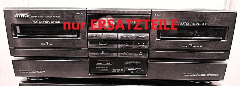 Aiwa CASSETTE-Tapedeck FX-WZ92 Midi-Größe... ERSATZTEILE alles tiptop funktional ab 12,95€ image 1