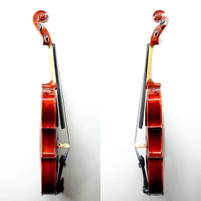 Handmade 1/8 Violin Outfit, Italian Spruce & Flamed Maple, Sweet Tone,Case & Bow image 3