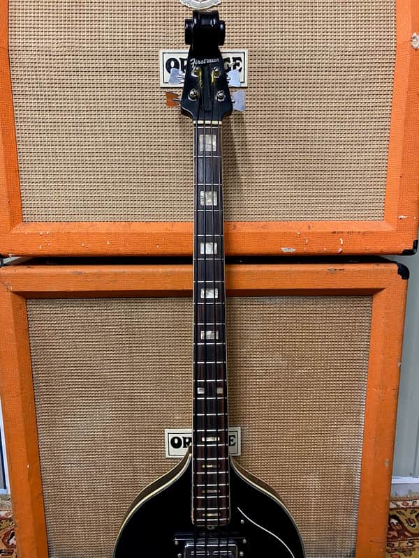 ギター FIRSTMAN / Baroque Bass Vintage Japan Vintage 1960s Firstman Baroque Special Black Electric Violin Japan
