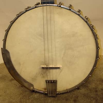 Hughes 17 Fret "Irish" Tenor Banjo 1920's W/ Orig GEIB Case image 5