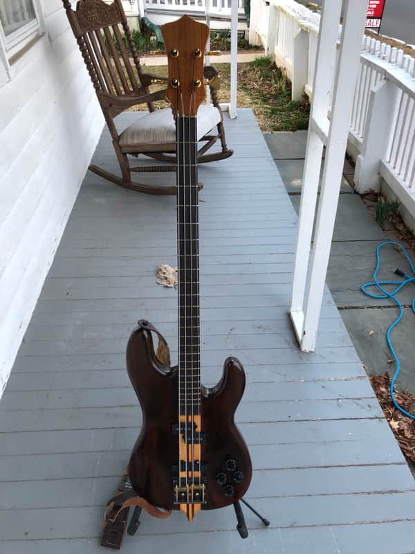 Hippie CA manufacturer Neck Padauk body Brown image 1