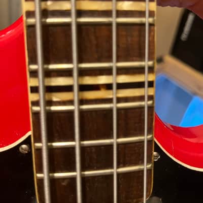 Hofner 185 Artist Bass 1962 - 1980 - Red image 9