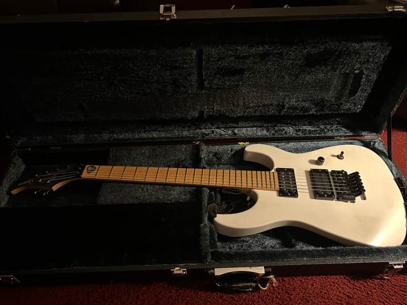 Caparison Michael Romeo Prototype personal guitar of Michael Romeo  - White matte image 1